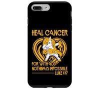 pour guérir Le Cancer Car avec Dieu, Rien n'est Impossible Coque pour iPhone 7 Plus/8 Plus