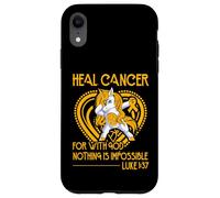 pour guérir Le Cancer Car avec Dieu, Rien n'est Impossible Coque pour iPhone XR