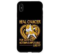 pour guérir Le Cancer Car avec Dieu, Rien n'est Impossible Coque pour iPhone XS Max