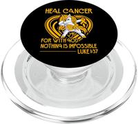 pour guérir Le Cancer Car avec Dieu, Rien n'est Impossible PopSockets PopGrip pour MagSafe