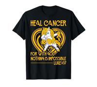 pour guérir Le Cancer Car avec Dieu, Rien n'est Impossible T-Shirt