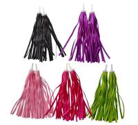 Pour guidon de vélo pour enfants, pompons amusants et colorés pour un meilleur plaisir de conduite (violet)