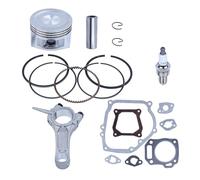 Pour GX160 6,5 Ch Moteur Tondeuse Gazon Joint Complet Bielle Piste Les Pièces Détachées Segment piston moto(2)