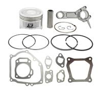 Pour GX160 GX 160 5,5 CV À Moteur À Gaz 4 Temps Générateur Pompe Eau Segment Piston 68 Mm Bielle Ensemble Complet Joints Segment piston moto
