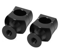 Pour H&arley Pour Dyna Pour Spo&rtster Pour Rehausseurs De Universels Pour 22 Mm Et 25 Mm Pour Montage Sur Guidon 1 Paire Rehausseur Guidon(22mm Black)