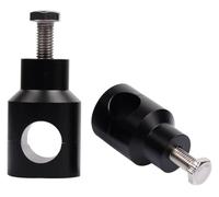 Pour H&arley Pour Support De Rehausseur Pour Guidon Extensible Pour Pince De Poignée 25 Mm 1" 22 Mm 7/8" Pour Guidon De Moto Universe Rehausseurs Guidon Moto(Black 25mm)