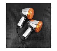 pour Ha&rley pour SPO&rtster 883 pour Iron XL1200 1992-2022 2X Clignotants Arrière De Moto Indicateurs Feux Ambre Noir/Chrome Clignotants Lumières(Turn Signals Light-01)