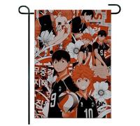 Pour Haiky-uu!! Drapeau de jardin décoratif, Drapeau de jardin été soleil fleurs colorées, Décoration rustique jardin extérieur, jardin(A1,70 * 100cm)
