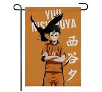 Pour Haiky-uu!! Drapeau de jardin décoratif, Drapeau de jardin français tricolore polyester, Décoration tendance terrasse extérieure, jardin(A1,70 * 100cm)
