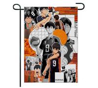 Pour Haiky-uu!! Drapeau de jardin décoratif, Drapeau de jardin français tricolore polyester, Décoration tendance terrasse extérieure, décoratif(A3,35 * 40cm)