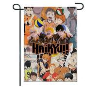 Pour Haiky-uu!! Drapeau de jardin décoratif, Drapeau de jardin message bienvenue design moderne, Parfait pour balcon et jardin fleuri, décoratif(A3,70 * 100cm)