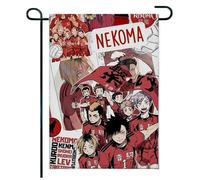 Pour Haiky-uu!! Drapeau de jardin, Drapeau de jardin Halloween citrouille double face, Déco pratique pour zone extérieure, jardin(A3,35 * 40cm)