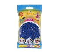 Pour hama perles midi - sachet de 1000 perles à repasser taille midi bleu n°08 - set loisir créatif enfant + une carte tigre