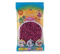 Pour hama - sachet 1000 perles a repasser midi prune (n°82) - loisirs creatifs - perles et bijoux
