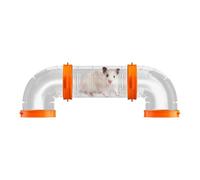 pour Hamster - Accessoires pour Hamster pour Animaux de Compagnie | Tube Transparent pour Animaux, Module de Parc pour, Exercice de Maison Tubulaire pour Autres Petits Animaux, Connexion