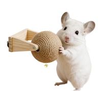 pour hamster nain | Support mural interactif en sisal - pour souris - Pour souris, petits animaux, chinchilla, hérissons, furets, ennuis, jeux et griffes