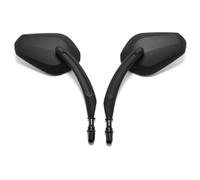 Pour Har&ley Cross Bones 2008-2011 Dyna 1984-2020 Electra Glide 1990-2020 Rétroviseurs De Moto Gauche Droite Rétroviseur Latéral Noir Et Chromé Remplacement compatibles(Noir)