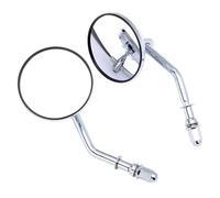 Pour Har&ley Davi&dson Road King Classic XL1200L SPORTSTER XL1200C XR1200X XR1200 2 Pièces Rétroviseur De Moto Rétroviseurs Latéraux De Moto Réglables En Aluminium compatibles(Chrome)