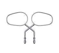 Pour Har&ley Soixante-douze XL1200V 2012-2016 Quarante-huit XL1200X 2010-2016 8MM Rétroviseurs Latéraux De Moto compatibles(Chrome)
