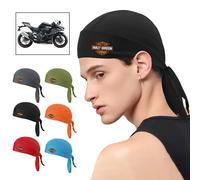Pour Harley Davidson Electra bandeau à séchage rapide écharpe été hommes course équitation Bandana foulard randonnée course cagoule chapeau 1pc-orange