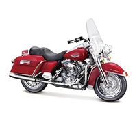 Pour Harley-Davidson Moto 1999 FLHR Road King 1:18 Modèle De Véhicule Simulation Voiture Vintage Moto Réplique En Métal Moulé Sous Pression Modèle De Moto Rouge Voiture Ornement Décoration Cadeau