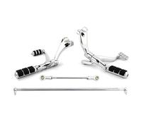 Pour Harley Davidson Sportster XL883 1200 2004-2013 Commandes Avancées De Moto Kit Complet Chevilles Leviers Liaisons De Frein Et De Levier De Vitesse(Chrome)
