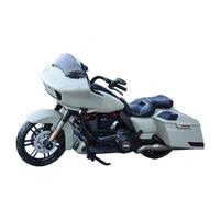 pour Harley pour Davidson 2018 CVO Road Glide Gery Blanc Moulé sous Pression Véhicules Loisirs De Collection Moto Modèle 1:18