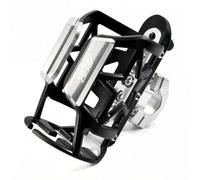 pour Harley pour Softail pour Low Rider St FXLRST FXRST | Pour Breakout Touring CVO 117 Porte-gobelet pour bouteilles d’eau pour boissons moto(Silver)