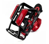 pour Harley pour Softail pour Low Rider St FXLRST FXRST | Pour Breakout Touring CVO 117 Porte-gobelet pour bouteilles d’eau pour boissons moto(Red)