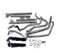 Pour Harley Pour Softail SLIM Pour Deluxe Street Bob 2018 2019 2020 2021 2022 2023 Pot D'échappement Moto Système D'échappement(39 inch Black)