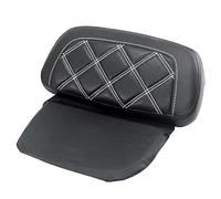 Pour Harley Touring CVO Road King Tri Electra Glide Ultra Limited 2014-2024 Coussin De Dosseret Moto(Blanc)