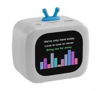 Pour haut-parleur intelligent avec écran tactile de 2,01 pouces pour l'affichage des paroles et les appels, audio sans fil portable avec thèmes de bricolage pour voyage et utilisation en extérieur
