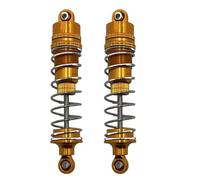 Pour HB 1/10 R1001 R1002 R1003 Amortisseurs Hydrauliques Avant Et Arrière Voiture RC Pièces Métalliques Réparation Mise À Niveau Accessoires Remplacement Amortisseur Spécial RC(Yellow)