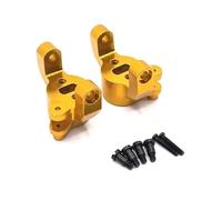 Pour HB Pour Jouets ZP1001 ZP1002 ZP1003 ZP1004 ZP 1001 1/10 Métal Avant C-Hub Transporteur Roulette Bloc RC Voiture Mises À Niveau Pièces PièCes Rc(Yellow)