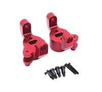 Pour HB Pour Jouets ZP1001 ZP1002 ZP1003 ZP1004 ZP 1001 1/10 Métal Avant C-Hub Transporteur Roulette Bloc RC Voiture Mises À Niveau Pièces PièCes Rc(Red)