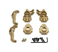 Pour HB Pour Traxxas Pour TRX4 Pour TRX6 4WD R1001 R1002 R1003 1/10 Essieu Avant En Laiton Cup C Pour Siège RC Crawler Pièces Mise À Niveau Métal Pièces Voitures RC