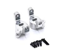 Pour HB ZP1001 ZP1002 ZP1003 ZP1004 ZP 1001 1/10 Métal Avant C-Hub Pour Porte-roulette Bloc RC Voiture Mises À Niveau Pièces Remplacement Réparation RC Pièces De Bricolage(Silver)