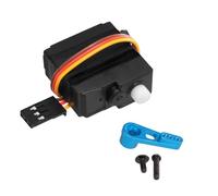 Pour HBX 16889 16889A 16890 16890A SG1601 SG1602 Pour SCY 16101 02 03 PRO 1/16 3 Fils Servo M16033-3W RC Pièces Voiture Accessoires PièCes Rc(Blue)