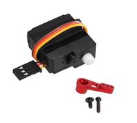Pour HBX 16889 16889A 16890 16890A SG1601 SG1602 Pour SCY 16101 02 03 PRO 1/16 3 Fils Servo M16033-3W RC Pièces Voiture Accessoires PièCes Rc(Red)