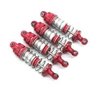 Pour HBX 2105a T10 16889 16889A 16890 SG1601 SG1602 1/16 Pression D'huile Métallique Amortisseur Télécommande Voitures Réparations Pièces Détachées PièCes Rc(Red)