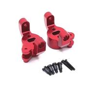 Pour HBx ZP1001 ZP1002 ZP1003 ZP1004 1/10 Métal Avant C Hub Pour Porte Coupe Roulette Bloc RC Voiture Véhicules À Chenilles Pièces De Rechange Et D'utilisation RC Coupelle Direction(Red)