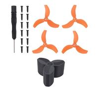 Pour Hélice DJI Avata 2 Mallette De Rangement Pour Hélice Avata 2 Hélices Colorées 2 Paires + Boîte De Rangement Pour Pagaie Pour Accessoires De Drone Pour DJI Avata 2 (Orange)