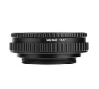 pour hélicoïdale objectif Adaptateur pour Monture D'objectif, M42 - M42 Adaptateur pour Anneau en Spirale Avec Mise au Point pour M EF-M(12mm-17mm)