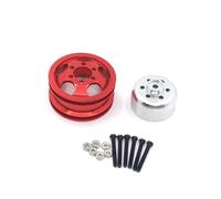 Pour HengLong Pour FeiYu Pour JJRC Pour WPL C14 C24 B14 B16 B24 B36 Métal Essieu Avant Simple Pièces De Mise À Niveau Pour Voitures Télécommandées Pièces Rechange(Red)