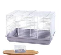 Pour hérissons - Pour chinchillas de 48,5 x 11,81 x 11,81 cm, grand | Accessoires cachés pour animaux domestiques, habitat ventilé, sol amovible, spacieux, confortable et sûr, entraînement
