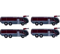 Pour Herpa for Airport Accessoires camion de pompiers Contenu 4 pièces 1:500 Accessoire Modèle préconstruit