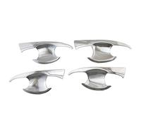 Pour Hilux Pour Fortuner 2015-2019 Enjoliveurs Poignées Porte Chromés Noirs En ABS Style Collage.(Type E)