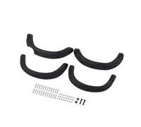 Pour Hilux Pour Tamiya Bruiser TF2 Pour Mojave Pièces Carrosserie 1/10 RC Voiture Chenille Garde-boue Noir Élargisseurs Pièces Réparation Voiture Télécommandée PièCes Rc