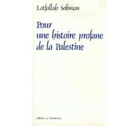 POUR HIST PROFANE DE PALESTINE