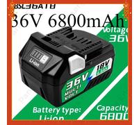 Pour Hitachi/HiKOKI 36V outils électriques Li-ion batterie 6800mAh pour BSL1830 BSL1850 BSL1860 BCL1815 EBM1830 BSL1840 330139 DS18DBL 3PCS